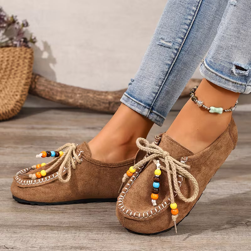 Maya Beaded Loafers – The Flat That Looks Like You Tried Without Trying