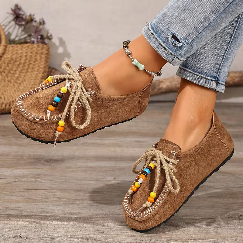 Maya Beaded Loafers – The Flat That Looks Like You Tried Without Trying