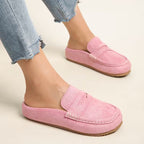 Nora Suede Mule Loafers – Slip On, Step Out, Feel Amazing