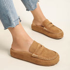 Nora Suede Mule Loafers – Slip On, Step Out, Feel Amazing