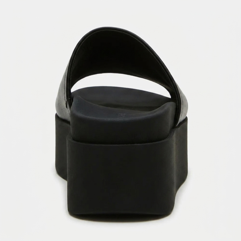 Arwinn Leather Platform Slides