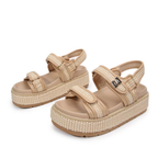 Raffia Buckle Platform Sandals – The Effortless Sandal You'll Wear All Summer