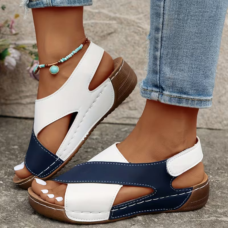 Santorini - Ortho Platform Crisscross Sandals