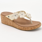 SK - Rare Blossom Cork Wedge Sandals – The Wedge That Stops Traffic