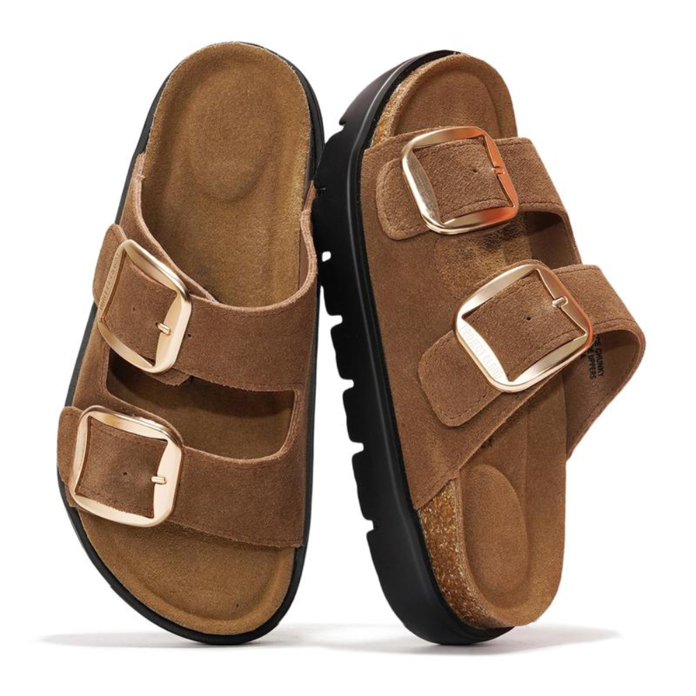 Greece Chunky Sandals – Memory Foam, All-Day Comfort