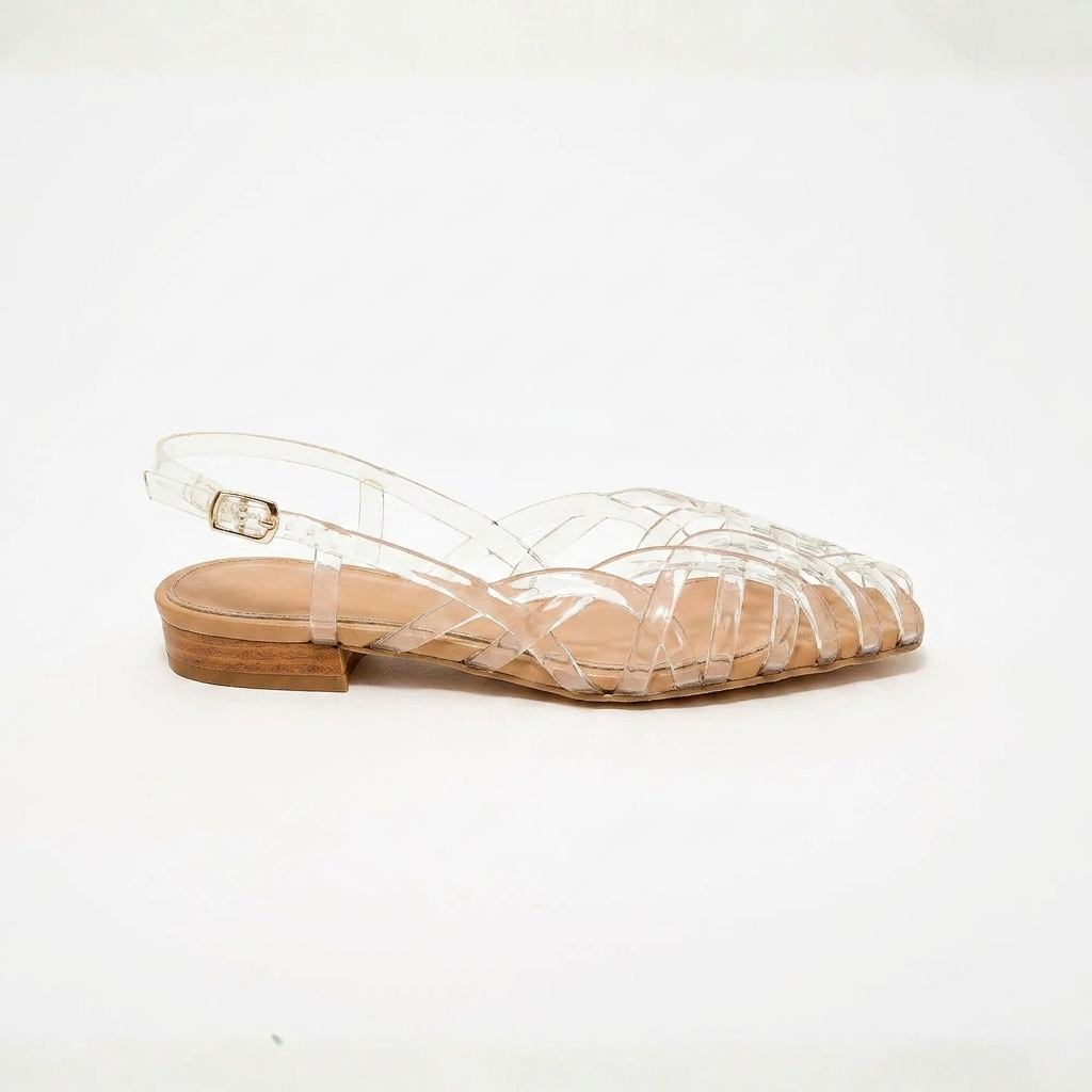 Aria Braided Leather Slingback Flats – Effortless Summer Comfort, All Day