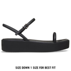 Angeles Platform Ankle Strap Sandals – Minimal Look, Maximum Comfort