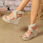 Amalfi Rope Wedge Sandals