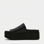 Arwinn Leather Platform Slides