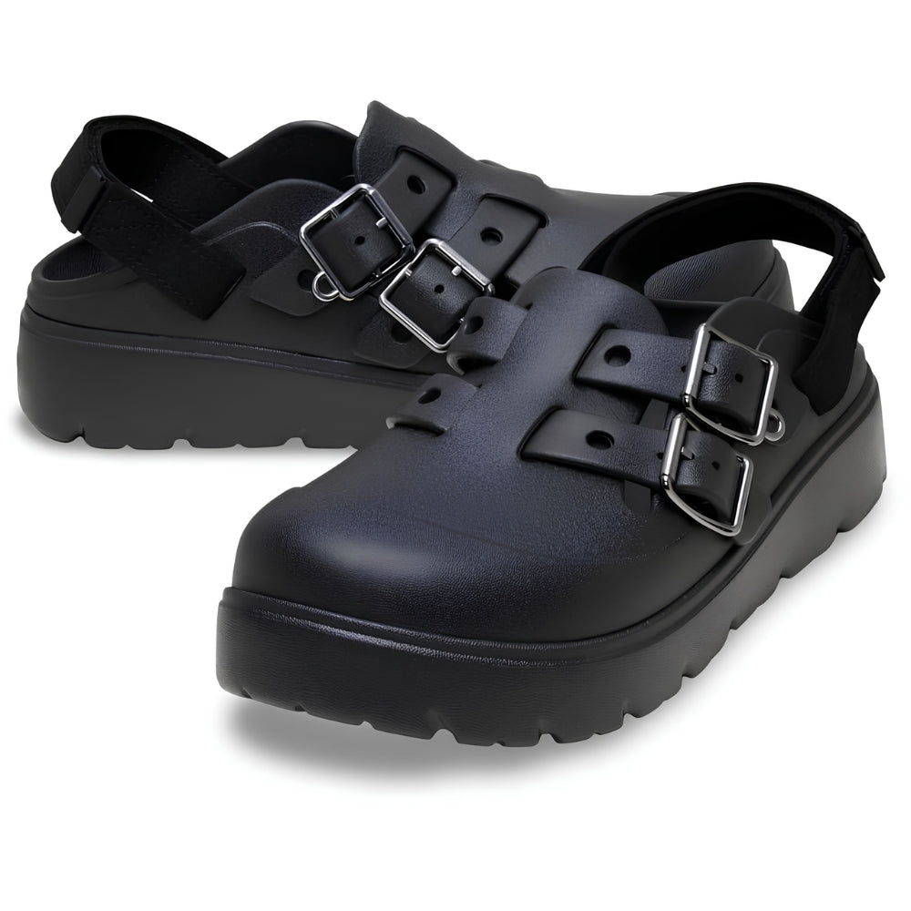 Loaferettos Double Buckle Clogs