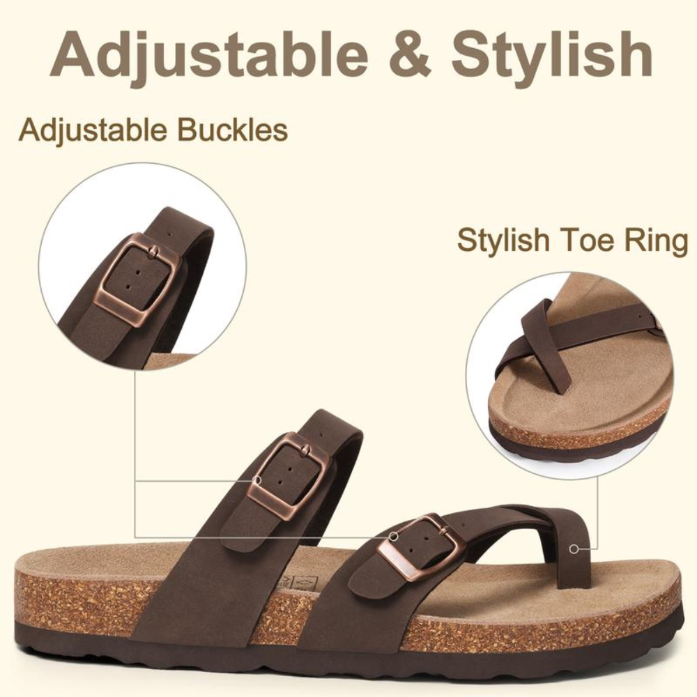Maya Toe Loop Cork Sandals
