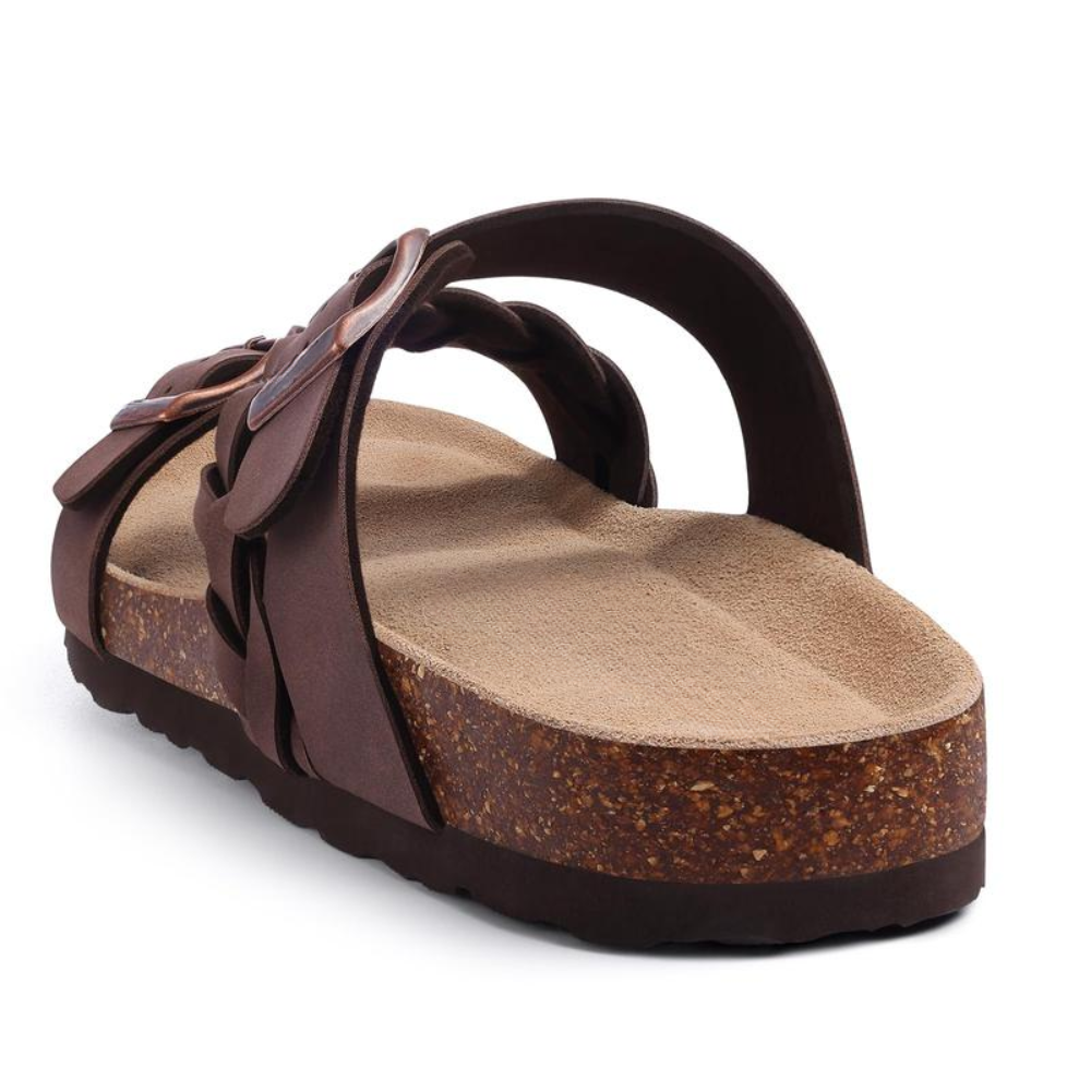 Braided Leather Cork Sandals – Two Straps. One Perfect Fit.