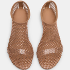 Mino Crystal Mesh Flats