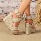 Amalfi Rope Wedge Sandals