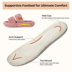 Teddy Cloud Slippers - Open-Toe
