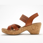 Brystol Cork Wedge Sandals – The Heel That Doesn't Fight Back
