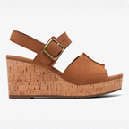 Bella Suede Platform Wedge Sandals – Cloud-Soft All Day