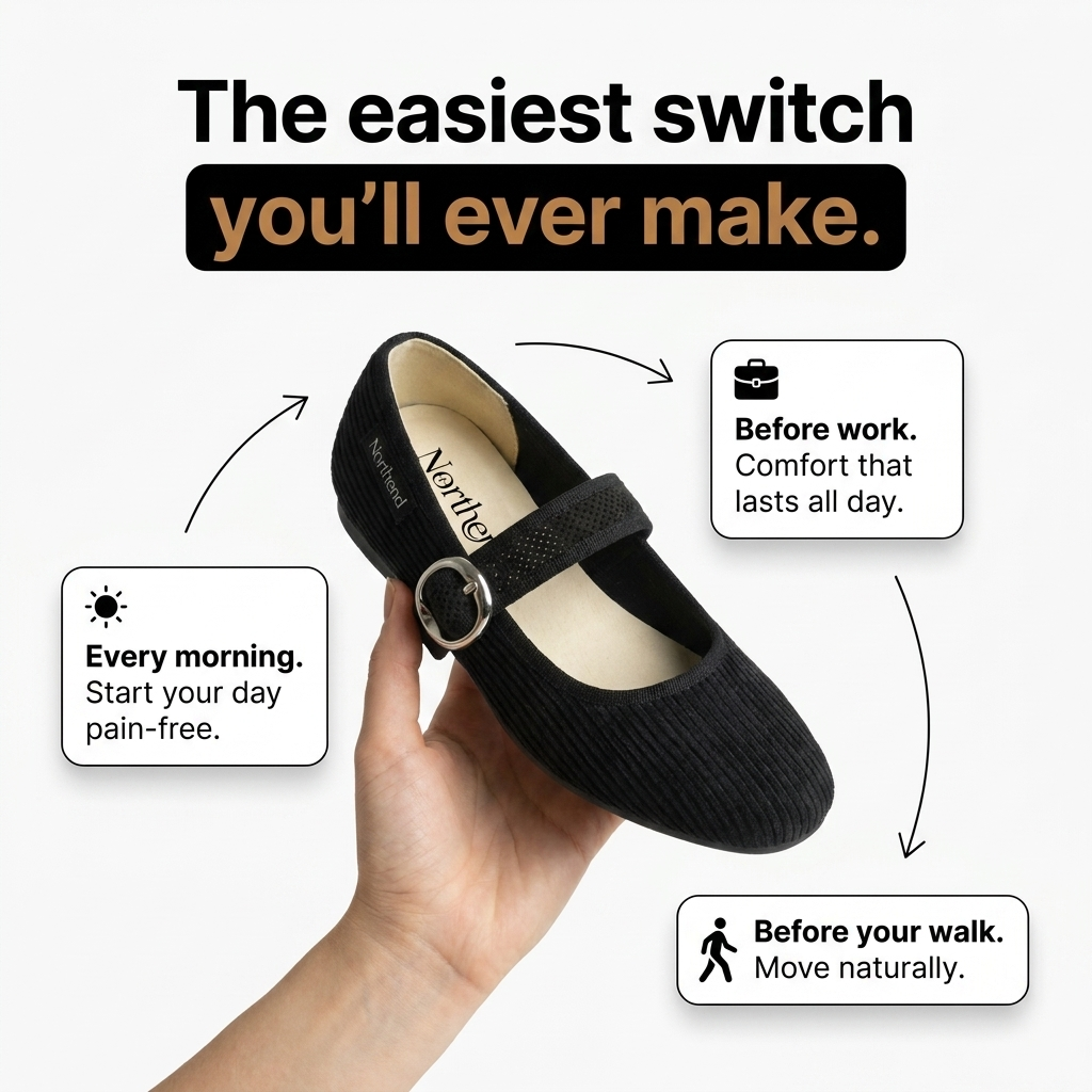 Wide-Fit Ballet Flat