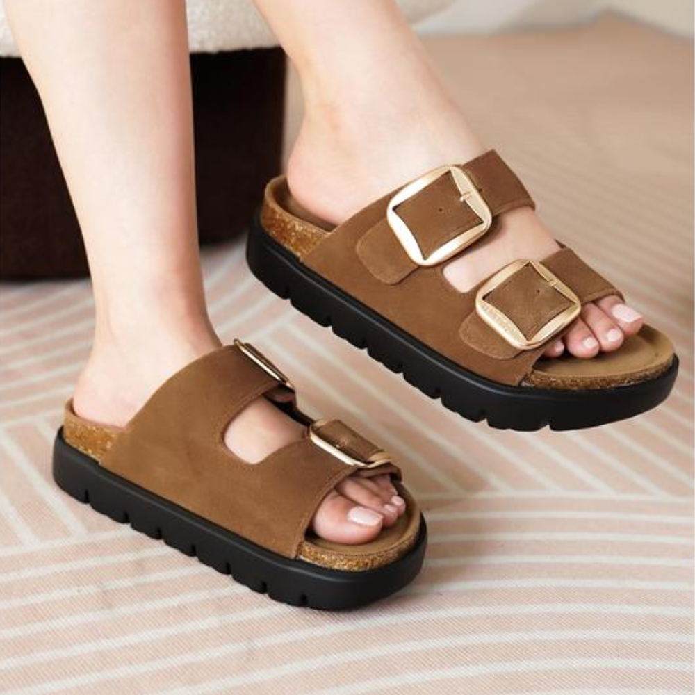 Greece Chunky Sandals – Memory Foam, All-Day Comfort