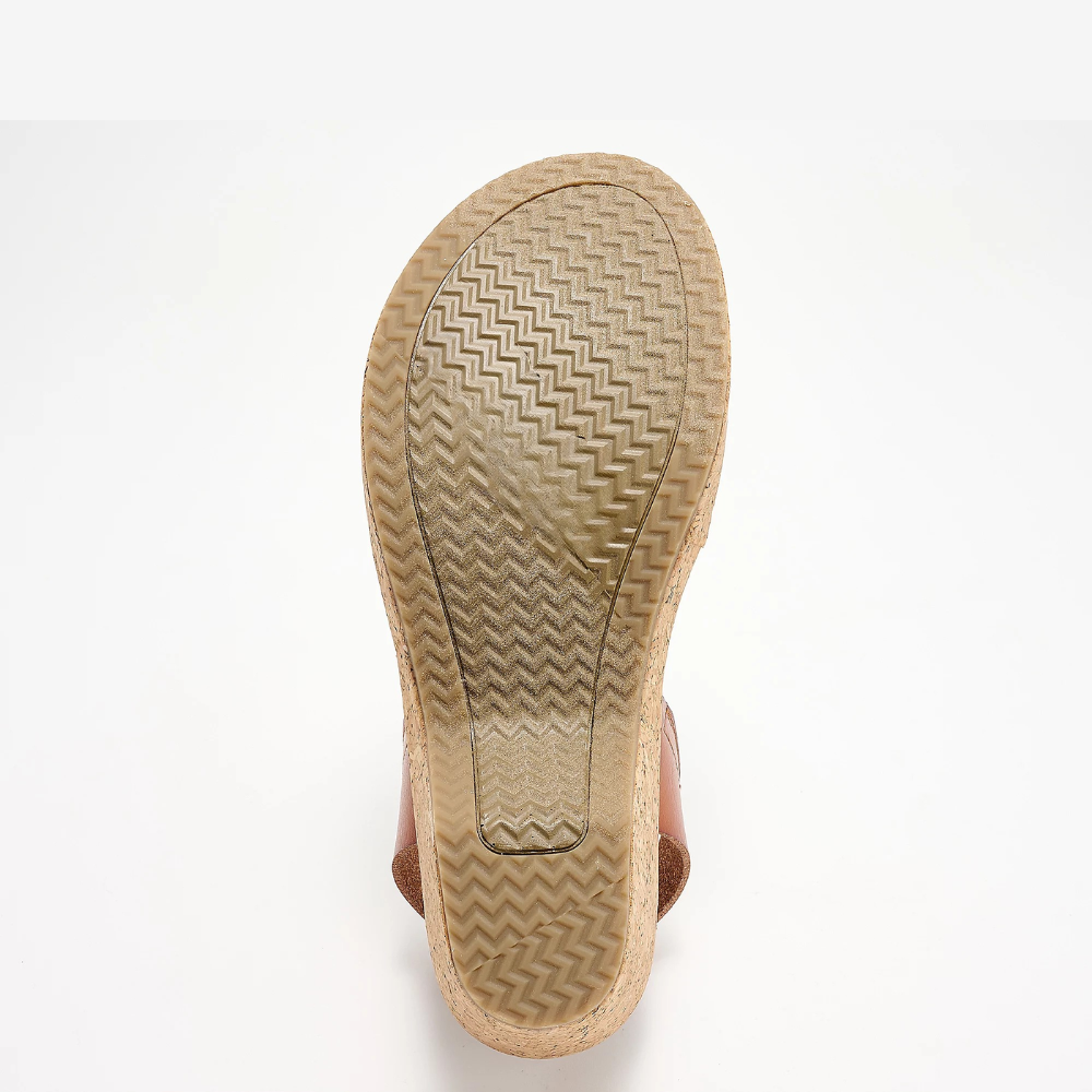 Brystol Cork Wedge Sandals – The Heel That Doesn't Fight Back
