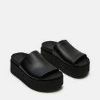 Arwinn Leather Platform Slides