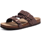 Braided Leather Cork Sandals – Two Straps. One Perfect Fit.