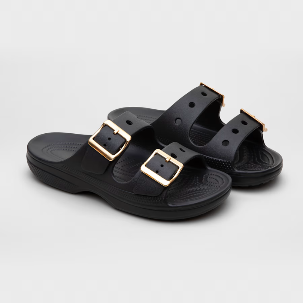 Saturday Double Buckle Slides