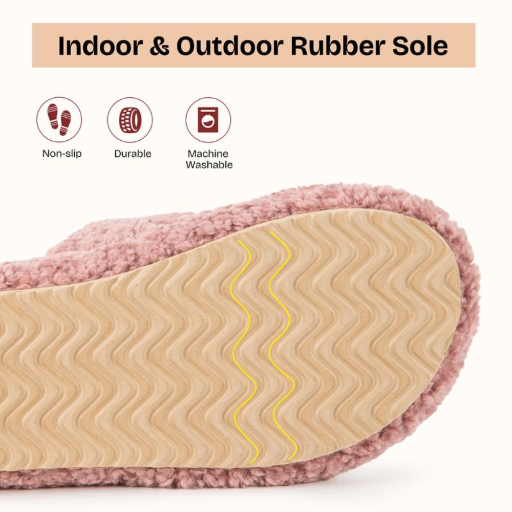 Teddy Cloud Slippers - Open-Toe