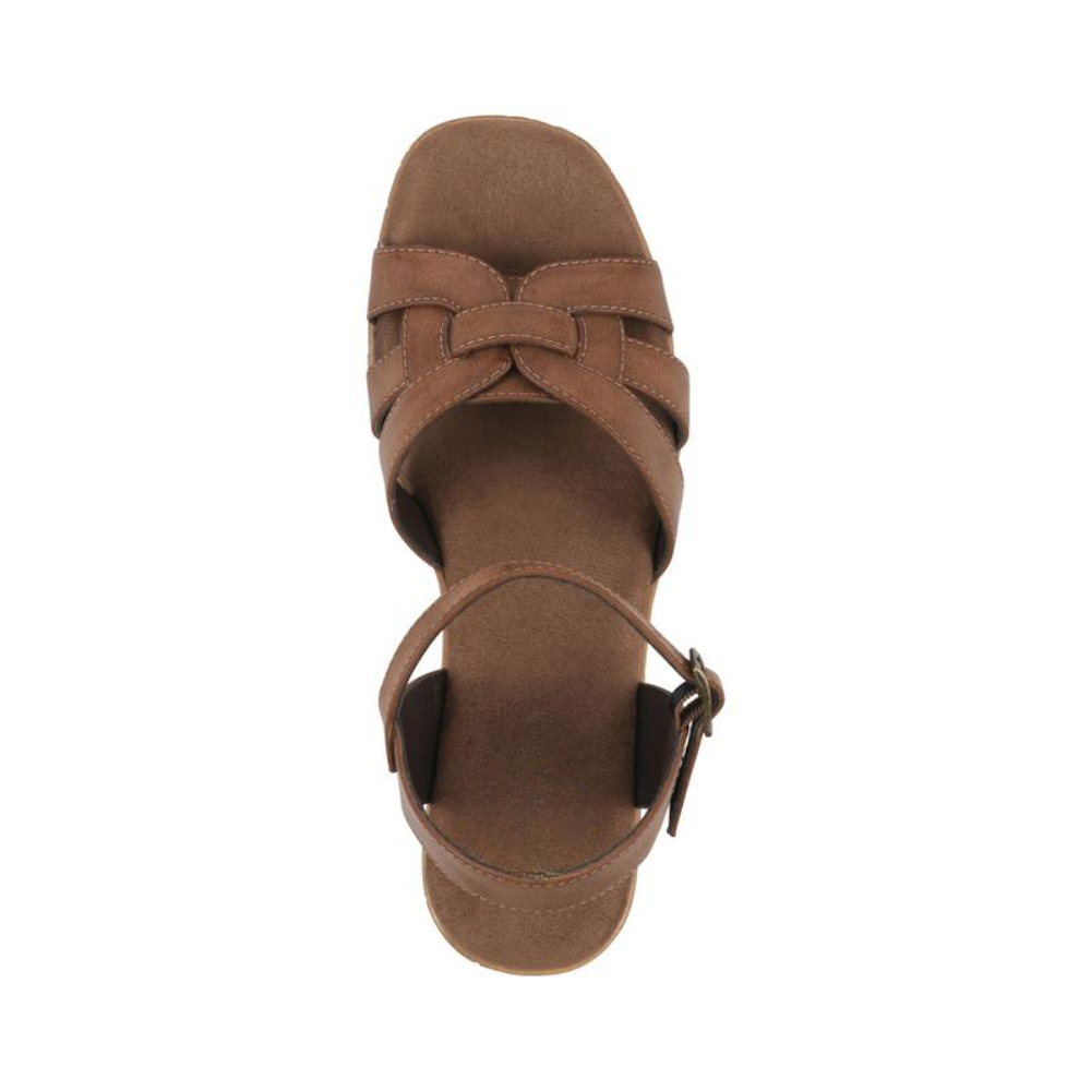 Barista Cork Block Heel Sandals