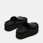 Arwinn Leather Platform Slides