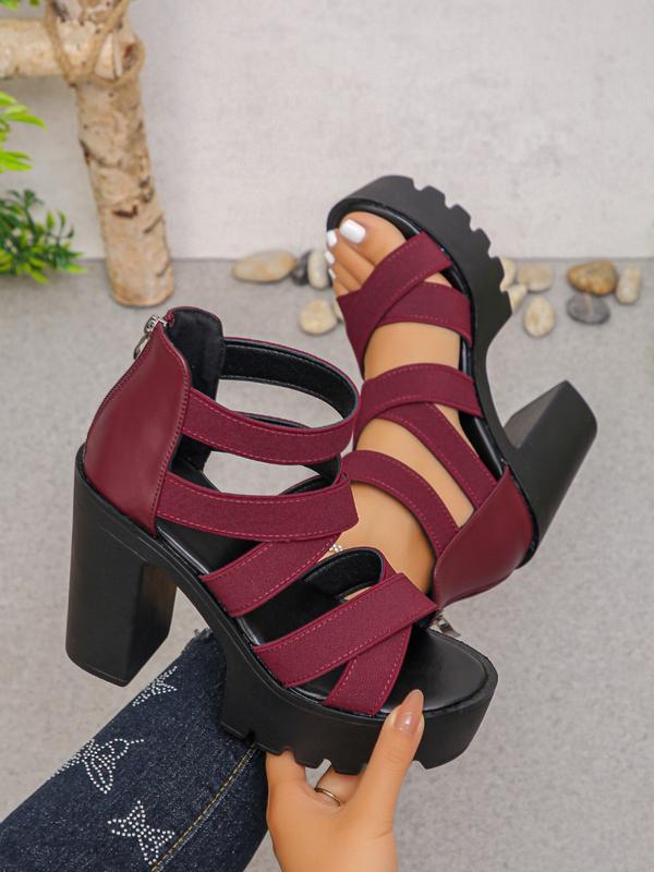Rebel Platform Block Heels