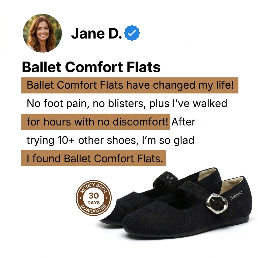 Wide-Fit Ballet Flat
