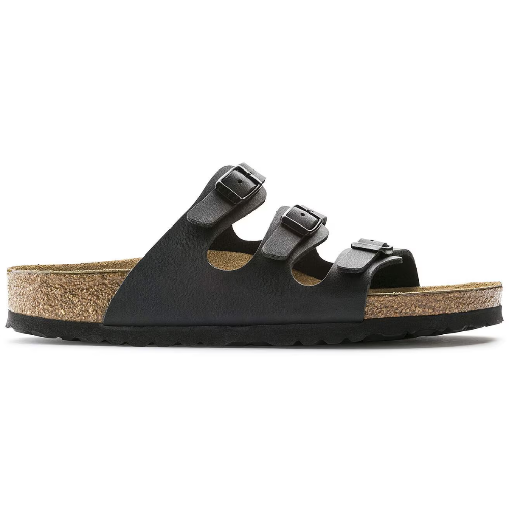 Florida Three-Strap Cork Sandals