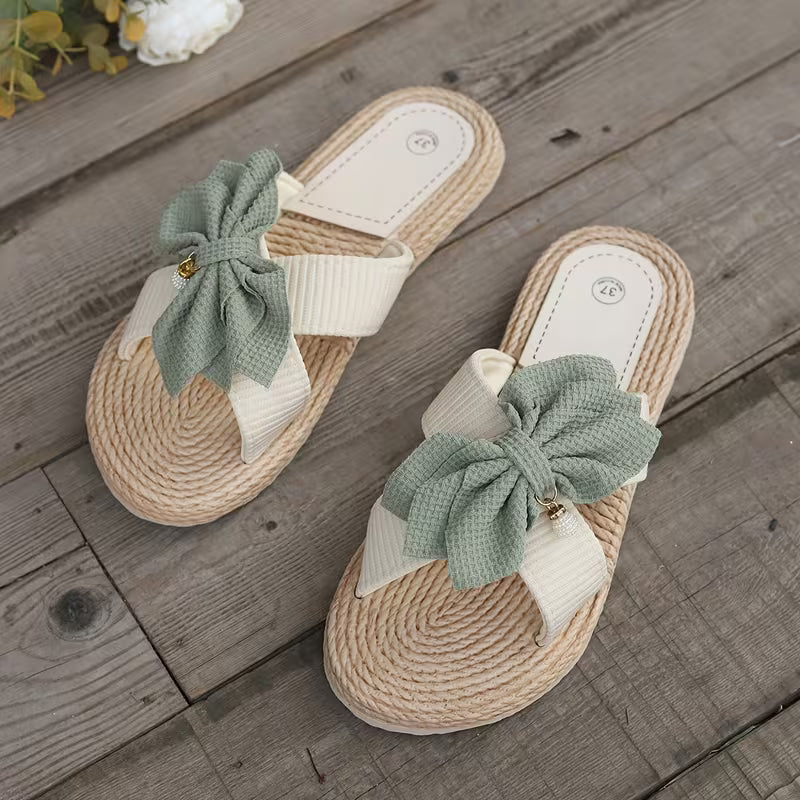 Bella Bow Espadrille Slides – The Pretty Sandal That Feels as Good as It Looks