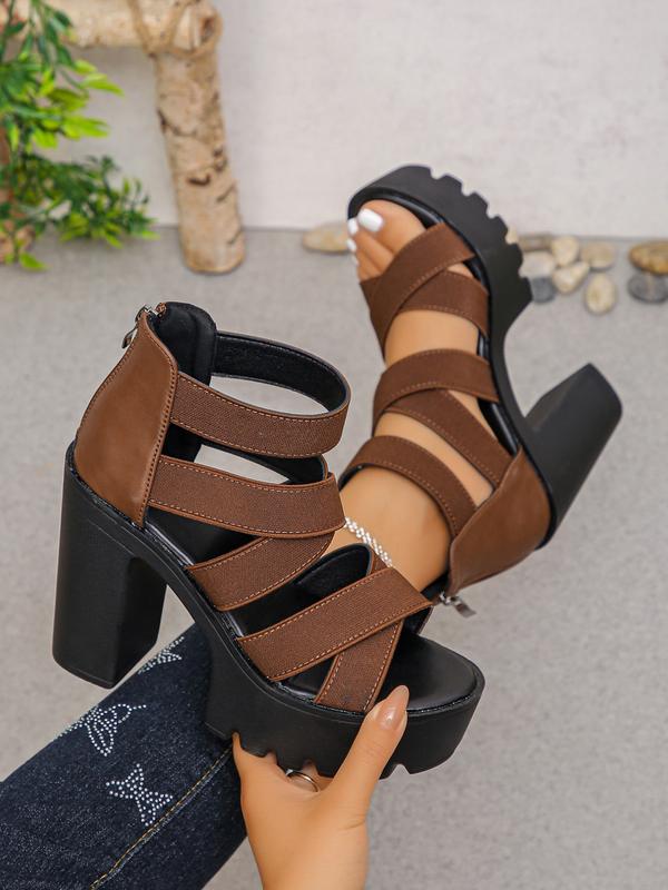 Rebel Platform Block Heels