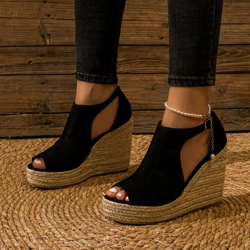 Marbella - Espadrille Wedge Sandals