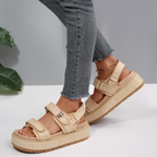 Raffia Buckle Platform Sandals – The Effortless Sandal You'll Wear All Summer