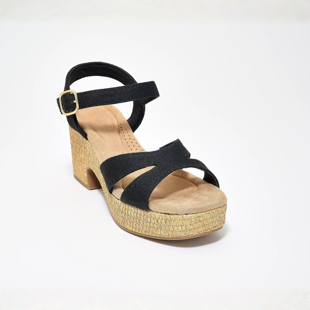 Positano Raffia Wedge Sandals – All-Day Lifted Comfort