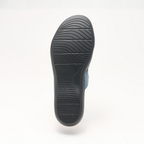 Riviera Triple-Strap Leather Slides – All-Day Cushion Comfort