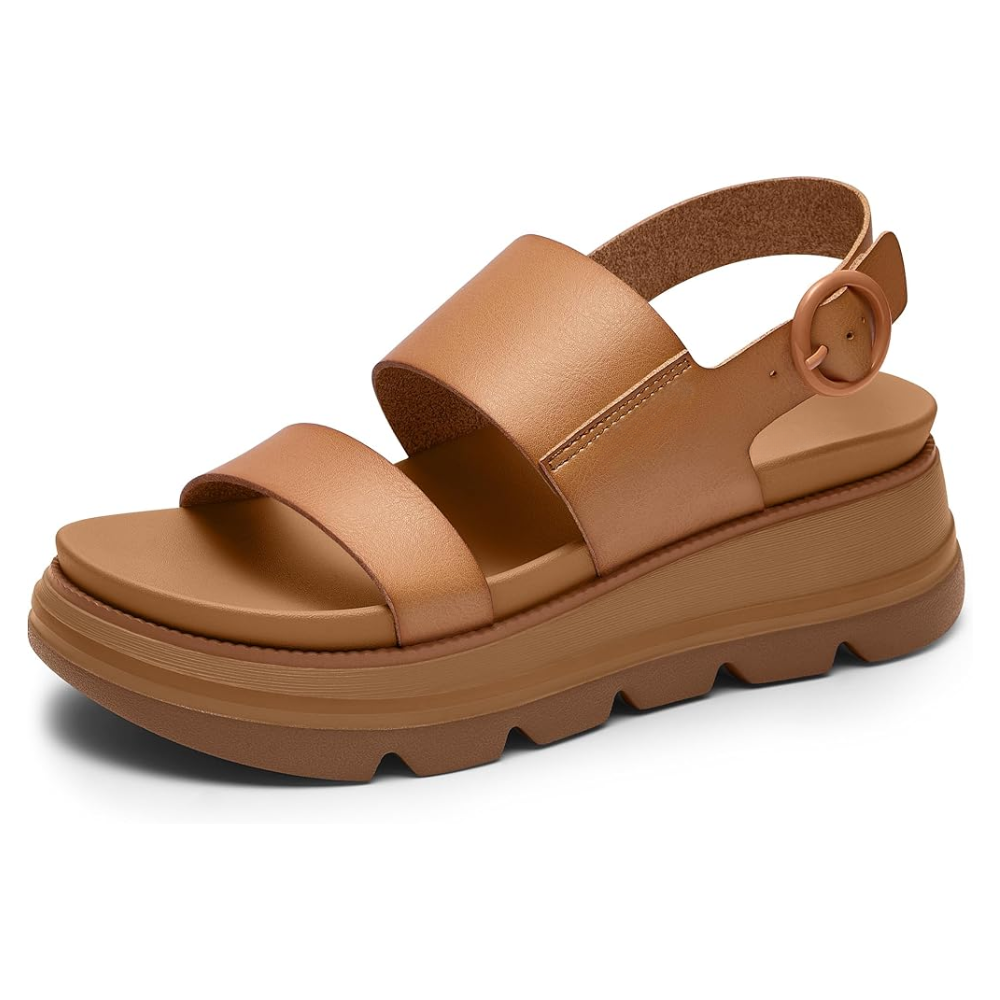 Cushioned Platform Wedge Sandals – Walk on Clouds, Stand Tall All Day