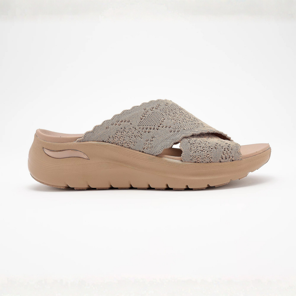 Mia Crochet Knit Slide Sandals – Stretch Into Pure Comfort