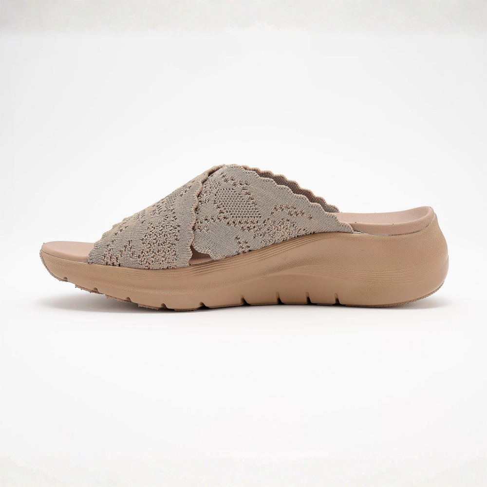 Mia Crochet Knit Slide Sandals – Stretch Into Pure Comfort