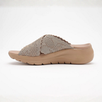 Mia Crochet Knit Slide Sandals – Stretch Into Pure Comfort