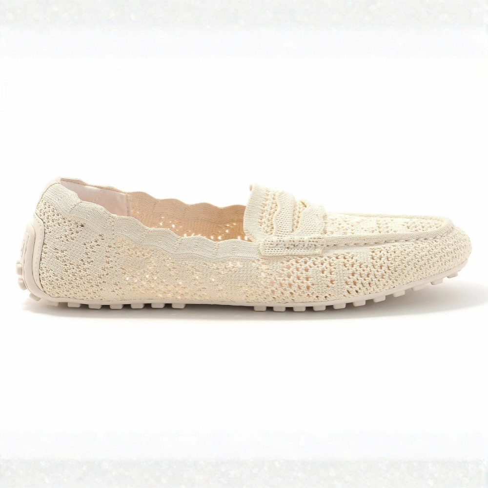 Bianca Crochet Knit Loafers – Pure Slip-On Comfort