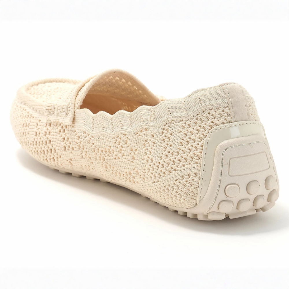 Bianca Crochet Knit Loafers – Pure Slip-On Comfort