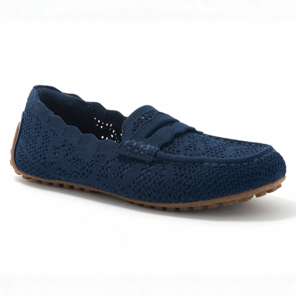 Bianca Crochet Knit Loafers – Pure Slip-On Comfort