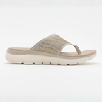 Stella Crystal Knit Thong Sandals – Stretch Into Pure Comfort