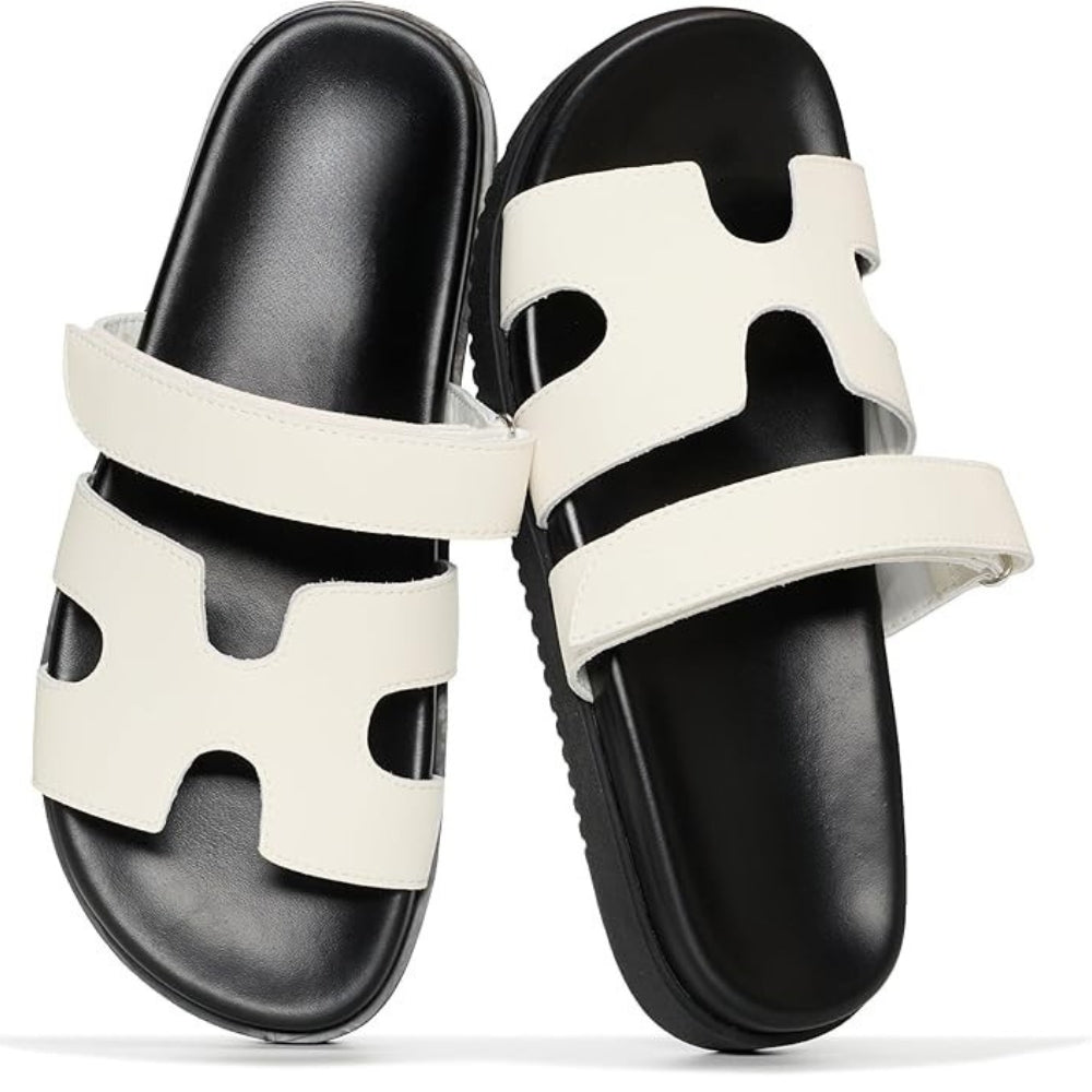 Heros Genuine Leather Slides