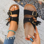 Rio Tassel Cork Sandals – The Boho Sandal You'll Wear on Repeat All Summer