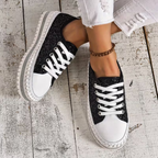 SparkLite Comfort Sneakers - Glitter Style